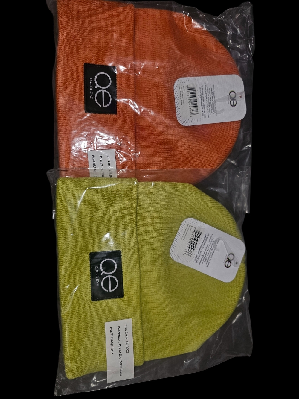Beanie Pack - Orange and Yellow (QUEER EYE)
